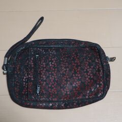 印傳 ポーチ ストラップ付 20×12×4㎝