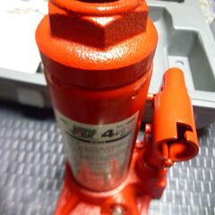 （管理ーB8)　大橋産業（株）油圧式ボトルジャッキ４ｔ未使用品の画像