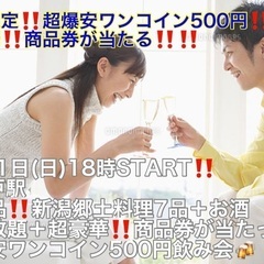 (今回限定‼️超豪華商品券が当たる‼️＋超爆安ワンコイン500円...