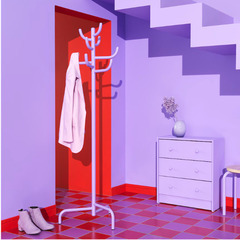 【IKEA】BONDSKÄRET ボンドシェーレット ポールハンガー, ライラック,の画像