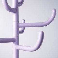 【IKEA】BONDSKÄRET ボンドシェーレット ポールハンガー, ライラック,の画像