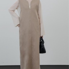 2way ロングジャンスカ　ジャンパースカート　ワンピース　オー...