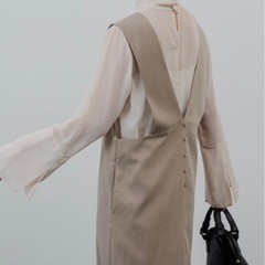 2way ロングジャンスカ　ジャンパースカート　ワンピース　オールインワン　の画像