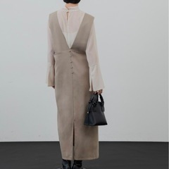 2way ロングジャンスカ　ジャンパースカート　ワンピース　オールインワン　の画像