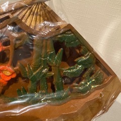未使用　鉄製　灰皿　扇形　扇の画像