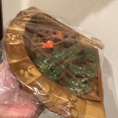 未使用　鉄製　灰皿　扇形　扇の画像