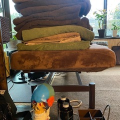 サロンセット一式　背術ベッド（電動昇降）の画像