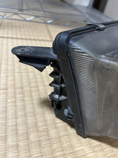【修復ベースに!】日産 シルビア S14 前期 運転席側 ヘッドライト ヘッドランプ ハロゲン 右側 日産純正