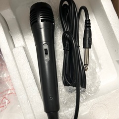 ジャンク　CDダブルラジカセ　マイク２本付きの画像