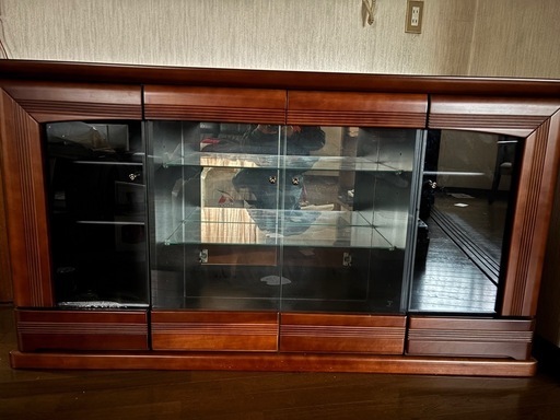 最終値下げ 2台で1万円 キャビネット 飾り棚 コレクションボード
