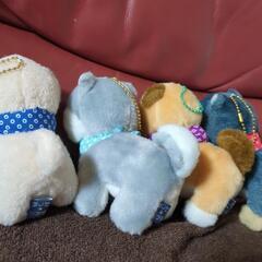 画像四ひき【豆しば三兄弟】、キュート！チェーン付の画像