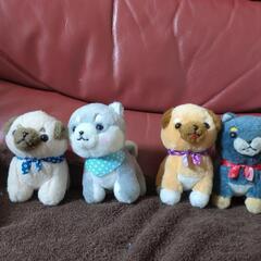 画像四ひき【豆しば三兄弟】、キュート！チェーン付