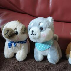 画像四ひき【豆しば三兄弟】、キュート！チェーン付の画像