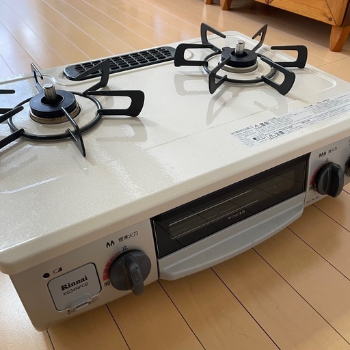 ガスコンロ  2口コンロ Rinnai LPガス用