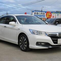 ホンダ　アコードハイブリッド【自社ローン対応可】純正ナビ・Ｂカメラ・ＥＴＣ・アダプティブクルコン・ＬＥＤヘッド・１７ＡＷの画像