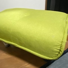 リクライニングチェア　フットスツール　クッション3点の画像