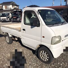 ご購入ありがとうございました。【車検令和7年7月まで】平成12年　スズキ　キャリー　2WD　AT　走行距離132,000㎞　パワステ・エアコン付き　下取り車の為、お安く出品します！現状販売になります。の画像