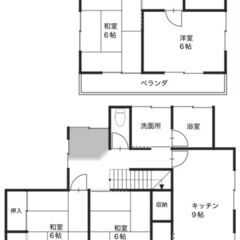 【自由ヶ丘　　　中古戸建】 - いわき市