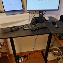 スタンディングデスク（ブラック  Alebert Electri...