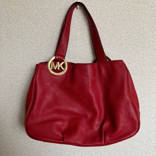 MICHAEL KORS 赤 トートバッグ