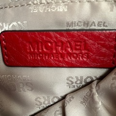 MICHAEL KORS 赤 トートバッグの画像