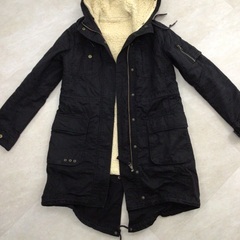 裏ボアジャケット黒　サイズ36