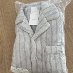 新品✨Lサイズもこもこ パジャマ 長袖 前開き ルームウェア 上下セット 肌に優しい 静電気防止 秋 冬の画像