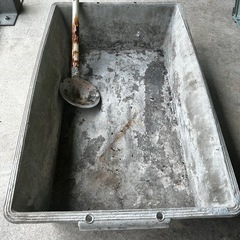 (取引中)DIY 左官 土木 建築など トロ箱③オマケ:ひしゃく 付
