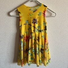 お値下げ致しました⭐️デシグアル　沖縄購入　110cm 花柄ノー...