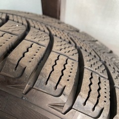 バリ山残ミッシュラン冬タイヤ215/55-17 4本セット