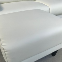 決まりました】【超美品】☆ニトリ 2〜3人掛けソファ オットマン付き