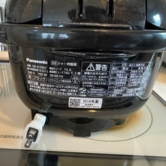 パナソニック　IH炊飯器　3合炊き　
2018年製　正常稼働　の画像