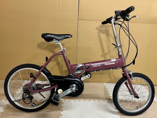 No.308 パナソニック BE-ENW07 オフタイム折りたたみ 電動 新品6.6Ahバッテリー.純正充電器付き