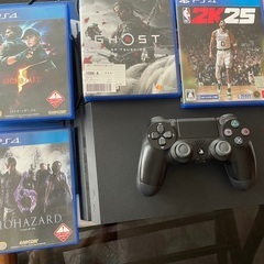 PS4本体とソフト4本セット