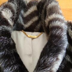 フェイクファー　コートの画像