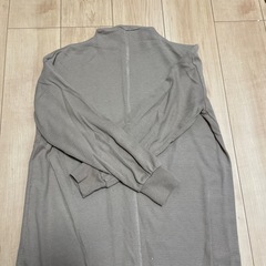 レディース　服 ロングスカート ワンピース ロング丈 長袖 黒　ブラック　ベージュ UNIQLOの画像