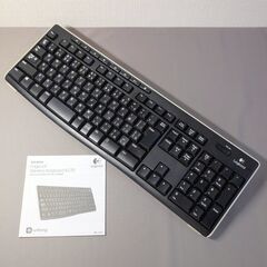 動作確認済 ★ ロジクール ワイヤレスキーボード K270 取説...