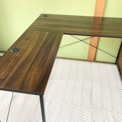 L字型パソコンデスク 作業机 テーブル 組み立て