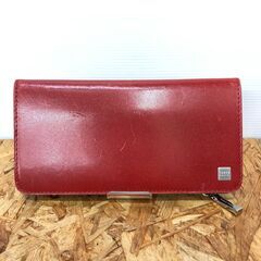 【A84】折りたたみ長財布 takepki kuchi レッド