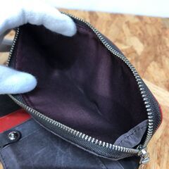 【A84】折りたたみ長財布 takepki kuchi レッドの画像