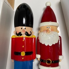 (未使用品)クリスマス装飾、貯金箱の画像