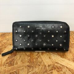 【A56】ラウンドファスナー長財布 JIMMY GHOO  スタ...