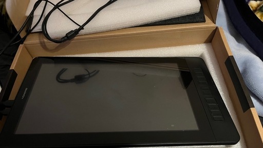 液晶タブレット　gaomon pd1560 ペン、アダプタ別途購入必須品