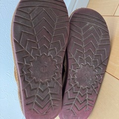 ムートンブーツ　ボア　17㎝　キッズ　もこもこ　裏起毛　靴　シューズの画像