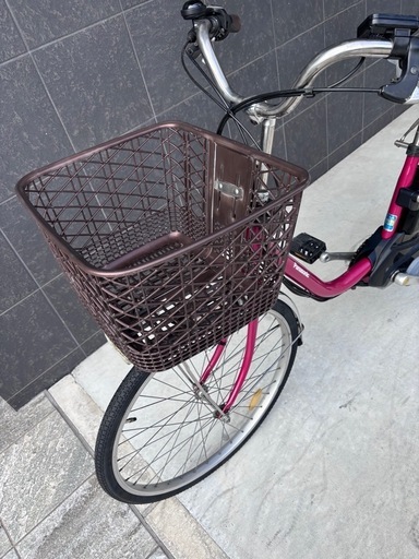 大阪府 無料配達 パナソニック 電動アシスト自転車 ピンク 24インチ