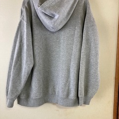 メンズ　パーカー　グレー　LLサイズの画像