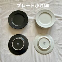 IKEA イケア☆シンプル プレート皿大小＆スープパスタボールの画像