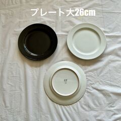 IKEA イケア☆シンプル プレート皿大小＆スープパスタボールの画像