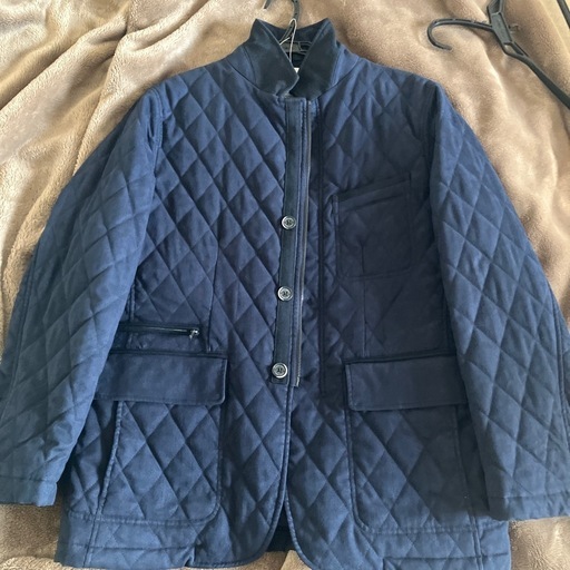 joseph abboud スエード調キルティングジャケット