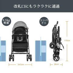 2人用ベビーカー　双子、年子　縦型ベビーカーの画像